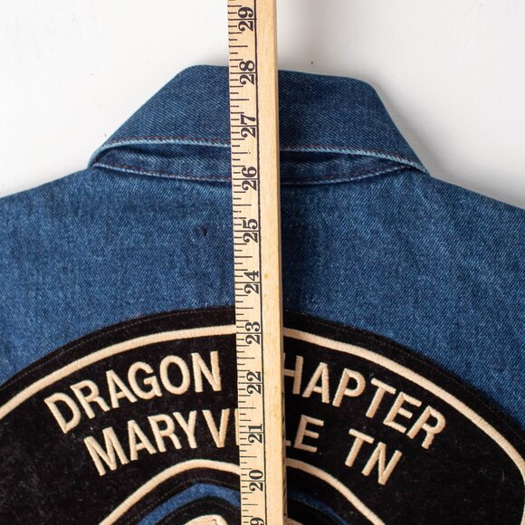 Dragon Chapter Maryville TN Harley Owners Group Sports Gallery Men's Large Vest - Picture 11 of 12